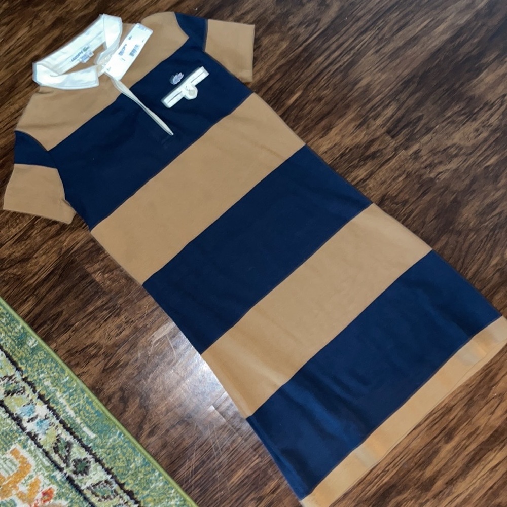Lacoste Striped Block Dress